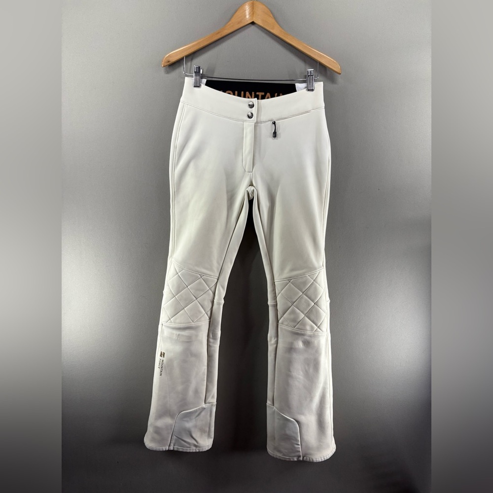 Mountain Force Women Ski Pants White Size 36 Small